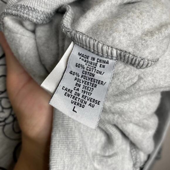 Lax Rat Flow Society Lacrosse Hoodie Full Zip Jacket Streetwear Hoodie Sz Large - Picture 8 of 12